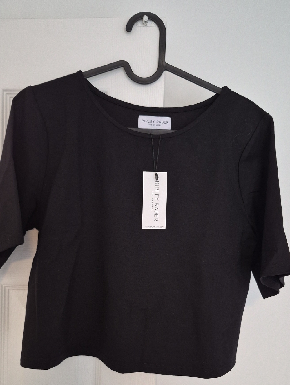 Ripley Radar Los Angeles Black Short Sleeve Women's Tee. Size 4